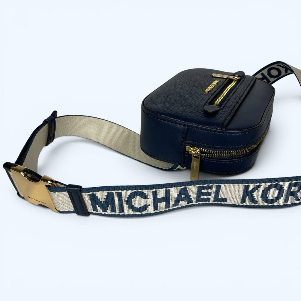 Michael Kors Jet Set Small Belt Bag Crossbody Navy Blue - Picture 5 of 7